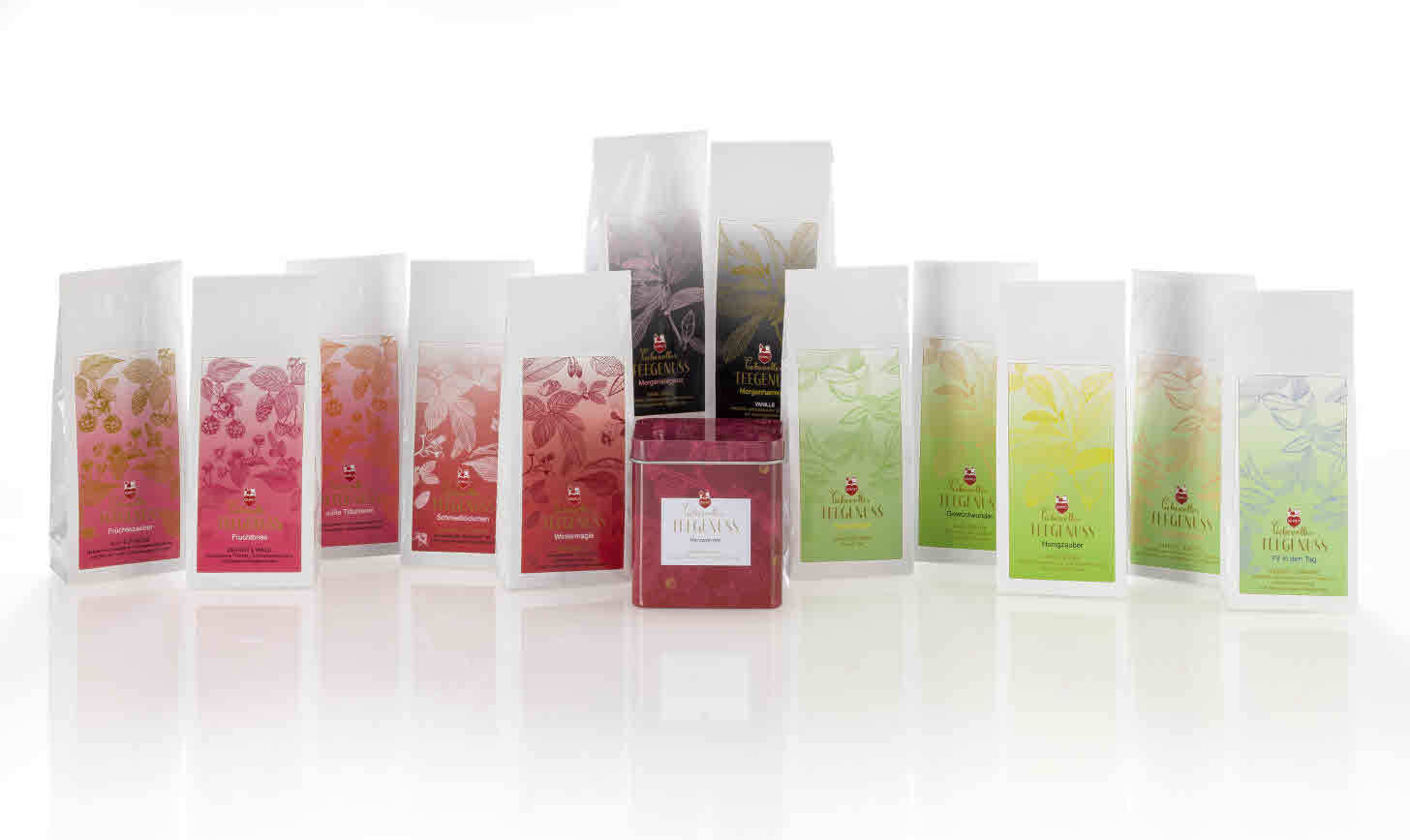 13 Tee Sorten hat das Traditionshaus Schmidt für Sie kreiert. Foto: Lebkuchen Schmidt