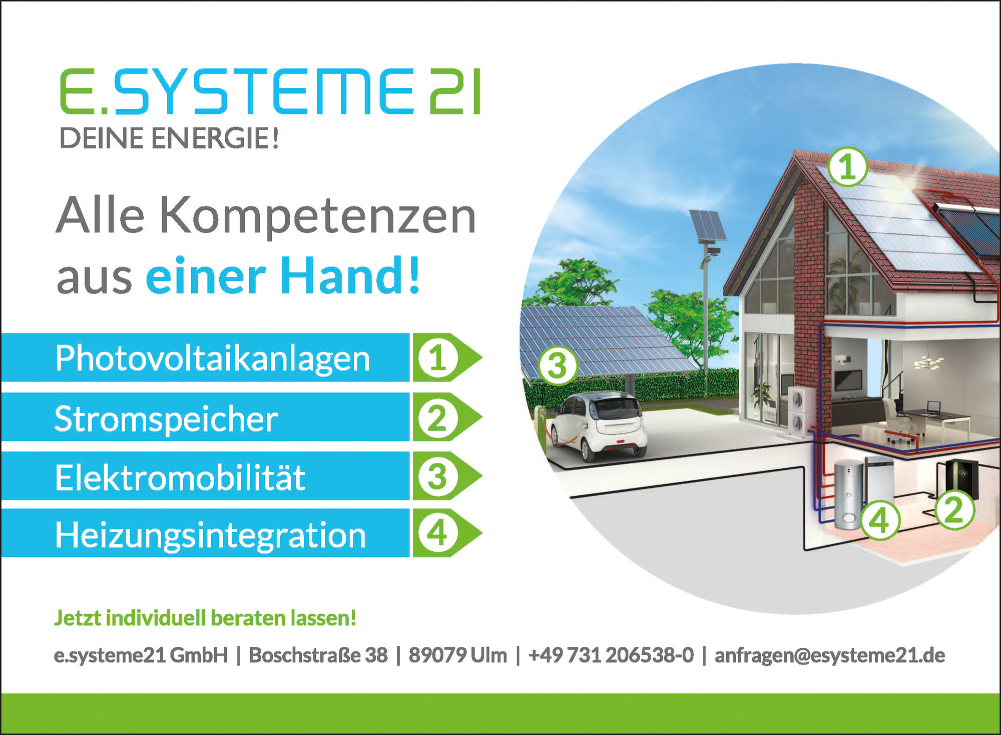 <p>Leistungen der e.systeme 21 GmbH<br>Bildquelle: e.systeme21</p>