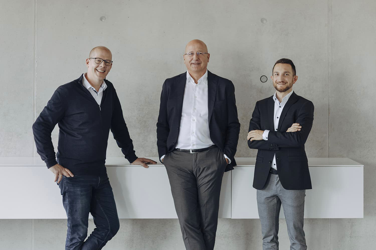 Die Geschäftsleitung von Kling Consult (v. l. n. r.): Kai Saloustros, Markus Daffner, Stefan Hafner. Foto: Kling Consult