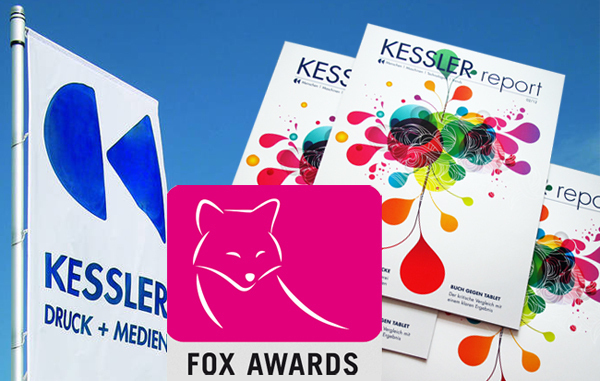 Der KESSLER report des Bobinger Druck- und Medienhauses Kessler wurde nun mit dem FOX AWARD ausgezeichnet, Foto: Kessler