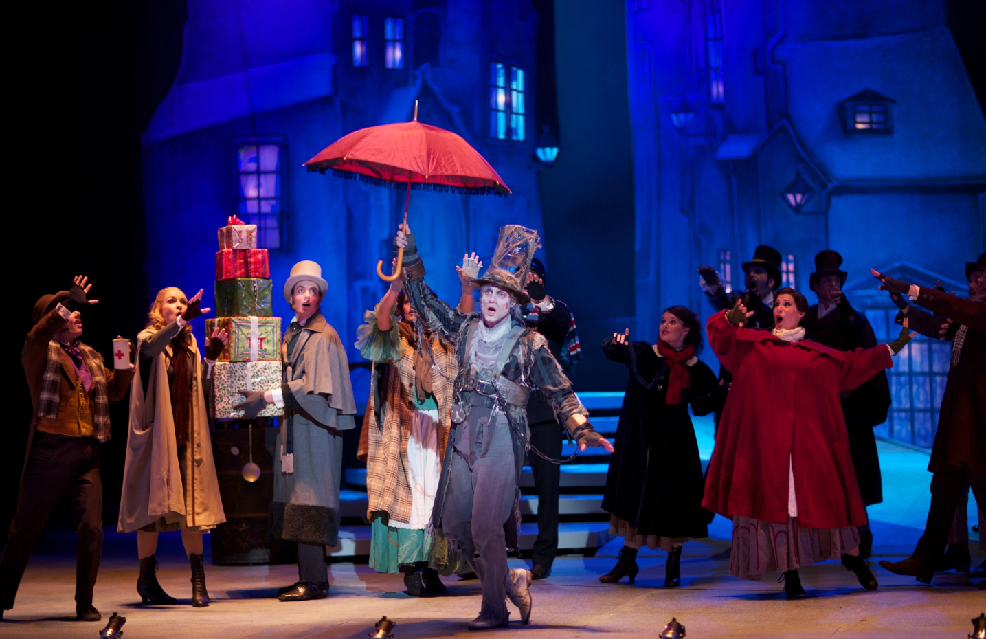 Eine Szene aus „Der Geist der Weihnacht“. Foto: Böhmländer/Festspielhaus Füssen