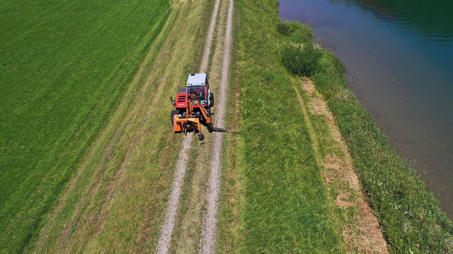 Bei der Sommermahd werden magere, artenreiche Blühstreifen nicht gemäht. Die Flächen dienen zum Beispiel als Nahrungsquelle oder
